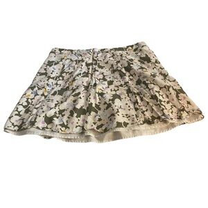 The GAP floral mini skirt with zipper back